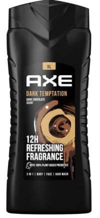 AXE Dark Temptation, sprchový gél pánsky 400 ml, Dark Tempt.