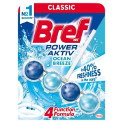 BREF Power Aktiv Ocean, čistiaci wc prípravok s vôňou oceánu 51g