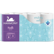 Harmony toaletný papier Soft 3-vrstvový 8 ks
