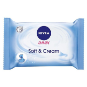 NIVEA BABY Soft & Cream, vlhčené utierky 20 ks