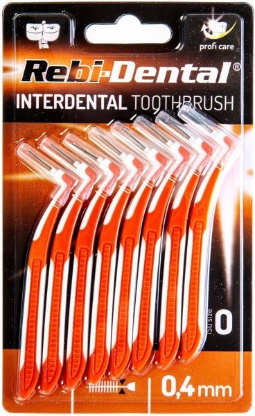 Rebi-Dental medzizubné kefky 0,4 mm - 8 ks - 0,4 mm