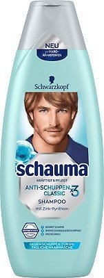 SCHAUMA Anti Dandruff Classic, šampón na vlasy proti lupinám pánsky 350 ml