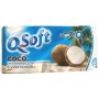 Q Soft Toaletný papier s vôňou kokosu 3 vrstvový, 8 ks