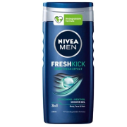 NIVEA Men Fresh Kick, sprchový gél pre mužov 250 ml