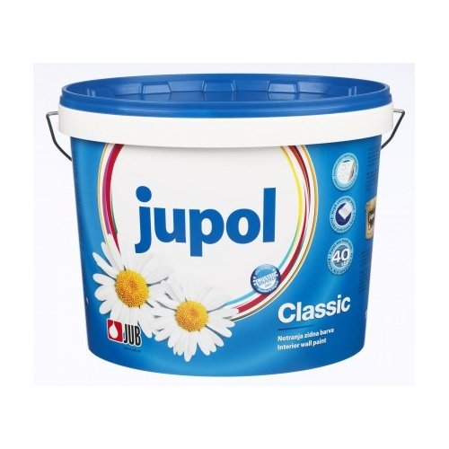 JUPOL Classic Maliarska farba, interiérová, biela 5l - 5l