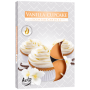 BISPOL vonné čajové sviečky Vanilla cupcake, 6 ks