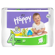 BELLA HAPPY Maxi 4 plienky pre deti od 8 do 18kg, 27ks