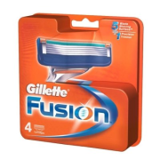 GILLETTE Fusion - náhradné hlavice 4ks