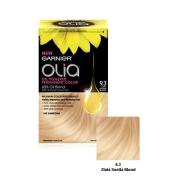 GARNIER Olia Permanentná farba na vlasy, na olejovej báze, bez amoniaku, odtieň 9.3 - Zlatá Svetlá