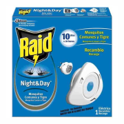 RAID Night & Day, proti muchám, komárom a mravcom - náhradná náplň 1ks