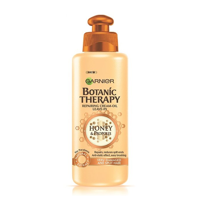 Garniel Botanic Therapy Honey & Propolis, ošetrujúci krém pre veľmi poškodené a štiepiace sa vlasy