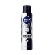 NIVEA for Men Invisible for Black & White, sprej antiperspirant s povzbudzujúcou vôňou 150ml
