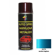 Auto sprej Akrylová Metalíza Škoda 9470 modrá lagúna 200ml