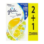 Glade Touch Fresh Lemon, náhradná náplň 2+1, 3 x 10 ml