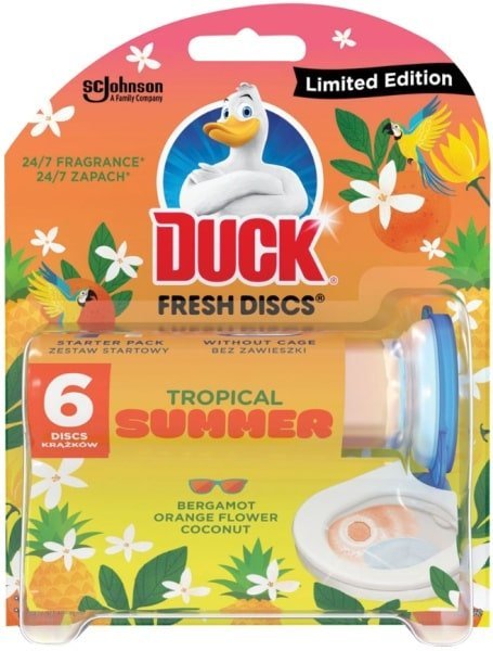 Duck Fresh Discs Tropical Summer wc blok 36 ml - Tropical Summer