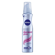 NIVEA Hair Care Diamond Gloss Care, penové tužidlo pre oslnivý lesk vlasov 150ml