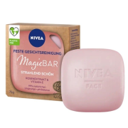 NIVEA Tuhé čistiace pleťové mydlo Magic Bar s extraktom z ruže 75 g