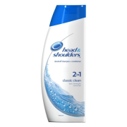 Head & Shoulders Classic Clean 2v1, šampón proti lupinám čistý a šetrný k vlasovej pokožke 400ml
