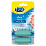 SCHOLL Velvet Smooth Wet & Dry, Náhradné hlavice 2 ks