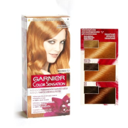 Garnier Color Sensation 7.34 zlatá piesková blond, Farba na vlasy s intenzívnymi pigmentami a