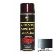 Auto sprej Akrylová Metalíza Škoda - 9901 šedá grafitová metalíza 200 ml