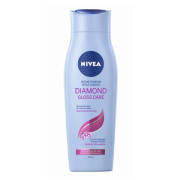 NIVEA Hair Care Diamond Gloss, šampón pre oslňujúci lesk pre unavené vlasy 250ml