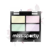 MISS SPORTY Studio Color Quattro Eyeshadow, paletka očných tieňov 416 1ks