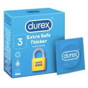 Durex Kondómy Extra Safe Thicker 3 ks