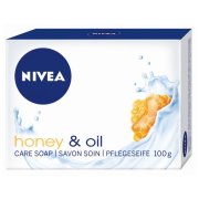 NIVEA Honey & Oil, tuhé krémové mydlo 100g