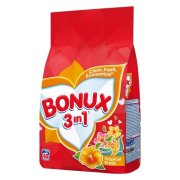 Bonux Tropical Fresh 3v1, Prací prášok pre biele a stálofarebné prádlo, 4,5kg = 60 pracích dávok