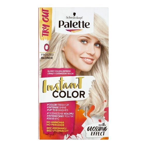 Schwarzkopf Palette Instant Color, farba na vlasy odtieň č. 0 Mrazivý blond 25ml - č. 0