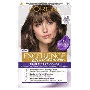 LORÉAL Excellence Cool Creme 6.11 Ultra popolavá tmavá blond, farba na vlasy 1 ks