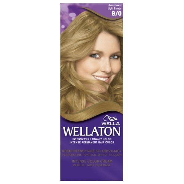 WELLATON farba na vlasy, so sérom s provitamínom B5 8/0 Svetéa blond 1ks - 8/0