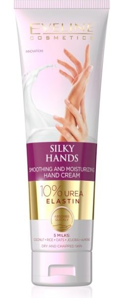 EVELINE Silky Hands hydratačný a vyhladzujúci krém na ruky 100 ml