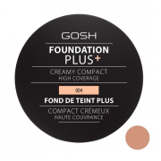 GOSH Foundation Plus+ Creamy Compact High Coverage, Kompaktný makeup odtieň č. 04, 9g