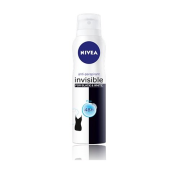 NIVEA Deodorant Invisible for Black & White Pure, sprej antiperspirant s kvetinovou vôňou 150ml