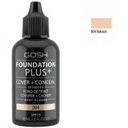 GOSH Foundation Plus+ 004 Natural 30 ml