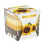 Bispol trojfarebná vonná sviečka v skle Sunflowers 170 g