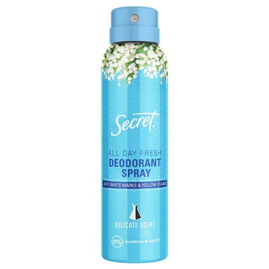 SECRET All Day Fresh Delicate, dezodorant v spreji 150 ml