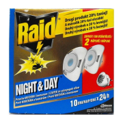 Raid Night and Day Proti komárom a muchám pre deň aj noc, Náhradná náplň 2ks