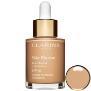 CLARINS Skin Illusion Natural Hydrating Foundation 110 HONEY makeup 30 ml