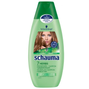 SCHAUMA 7 Bylín, šampón na normálne a mastné vlasy 400ml