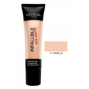 LORÉAL PARIS Infallible 24H matte make up, 11 Vanilla 30ml