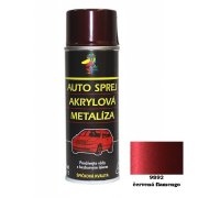 Auto sprej Akrylová Metalíza Škoda 9892 červená flamengo 200ml