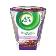 AIR WICK Essential Oil Infusion Berries & Spice, sviečka Lesné plody 105g