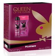 Playboy Queen Of The Game Dámska Darčeková Kazeta, 24h Deodorant Body Spray 150ml