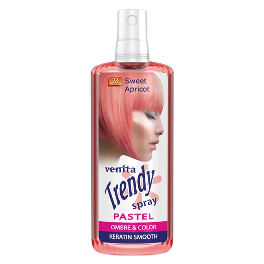 Venita Trendy Spray - pastelový sprej na vlasy 23 marhuľa, 200ml
