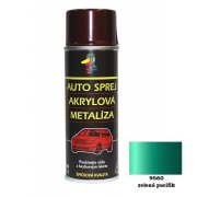 Auto sprej Akrylová Metalíza Škoda 9560 zelená pacifik 200ml
