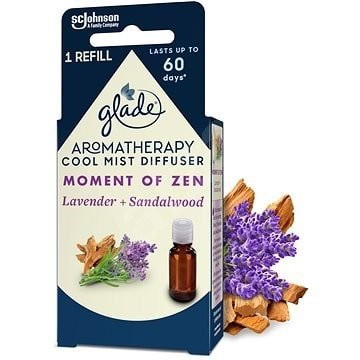 GLADE Aromatherapy Cool Mist Diffuser Moment of Zen, náplň 17,4 ml