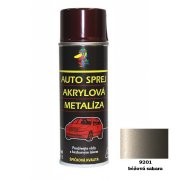 Auto sprej Akrylová Metalíza Škoda - 9201 béžová sahara 200ml